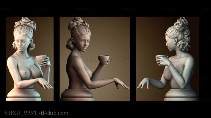 Статуэтки девушки STKGL_9291