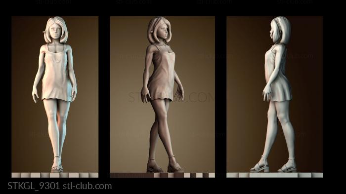 Статуэтки девушки STKGL_9301