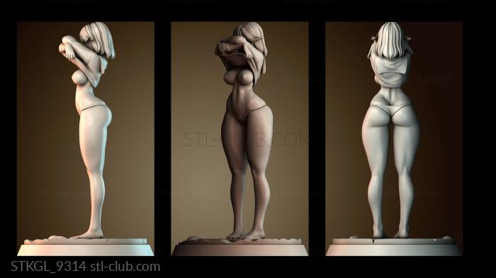 Статуэтки девушки STKGL_9314