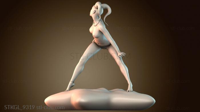 Статуэтки девушки STKGL_9319