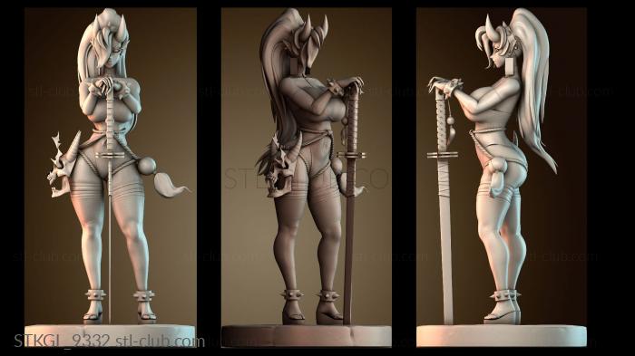 Статуэтки девушки STKGL_9332