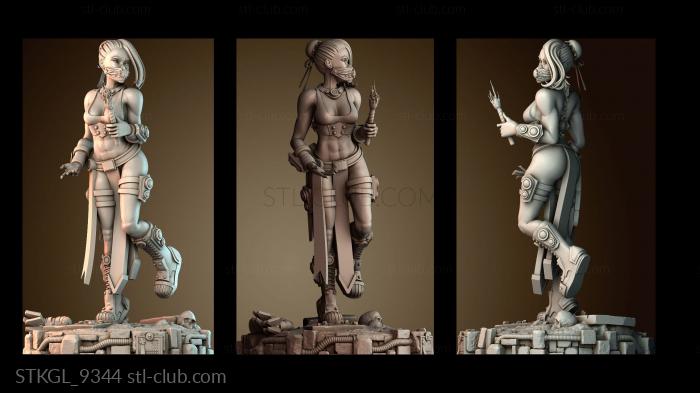 Статуэтки девушки STKGL_9344