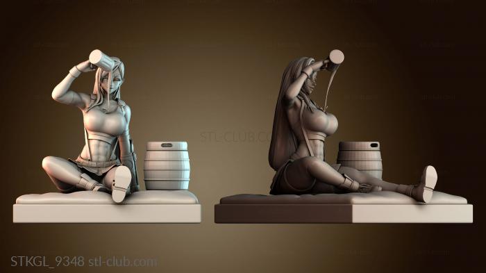 Статуэтки девушки STKGL_9348