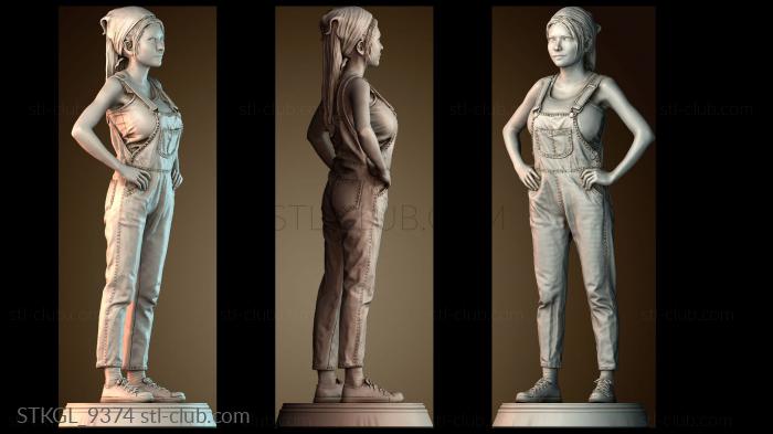 Статуэтки девушки STKGL_9374