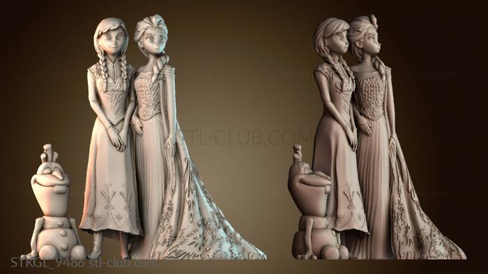 Статуэтки девушки STKGL_9486