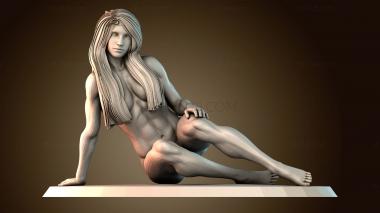 3D модель Мисс Олимпия (STL)