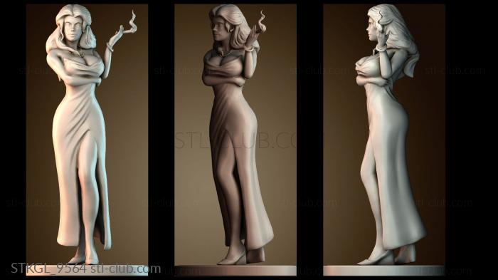 Статуэтки девушки STKGL_9564