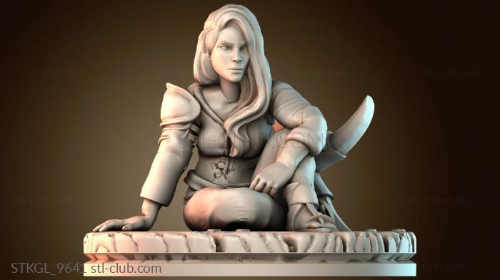 Статуэтки девушки STKGL_9641
