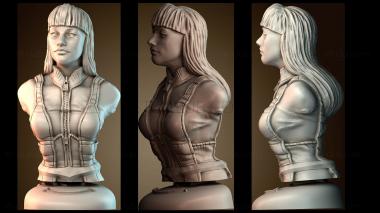 3D модель Мисс Шелковый Призрак Хранители (STL)