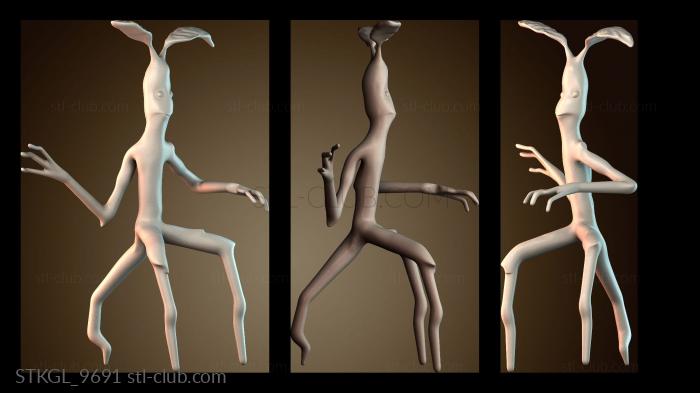 Статуэтки девушки STKGL_9691