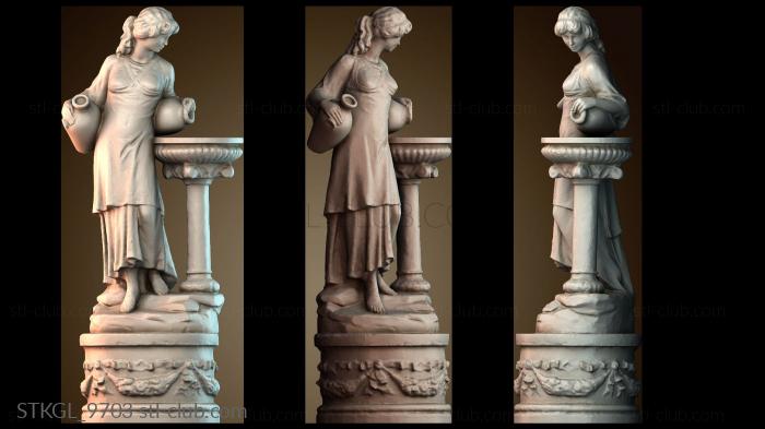 Статуэтки девушки STKGL_9703