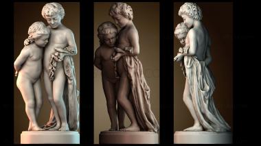 3D модель Девочка и мальчик (STL)