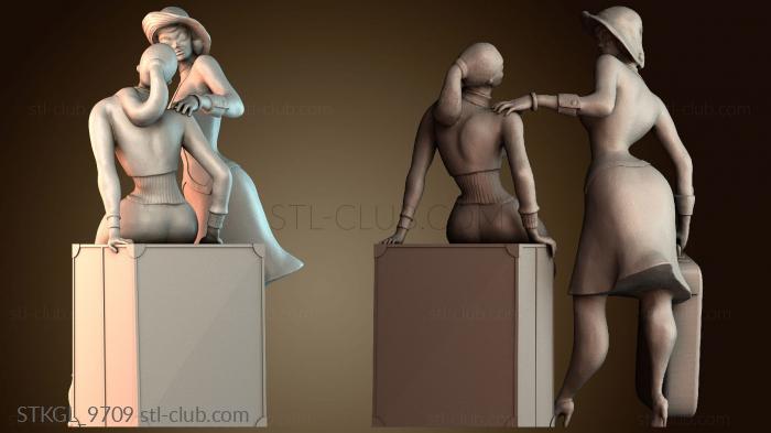 Статуэтки девушки STKGL_9709