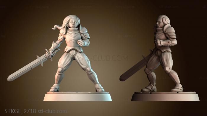 Статуэтки девушки STKGL_9718