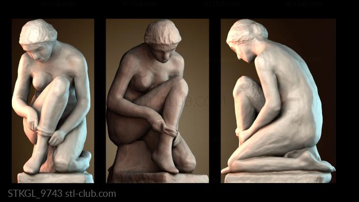 Статуэтки девушки STKGL_9743