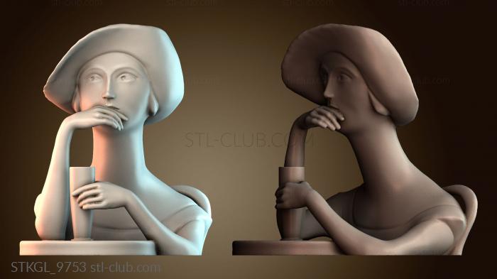 Статуэтки девушки STKGL_9753