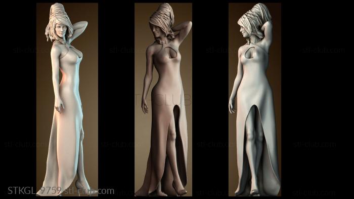 Статуэтки девушки STKGL_9759