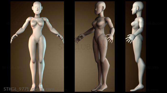 Статуэтки девушки STKGL_9771