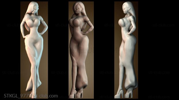 Статуэтки девушки STKGL_9775