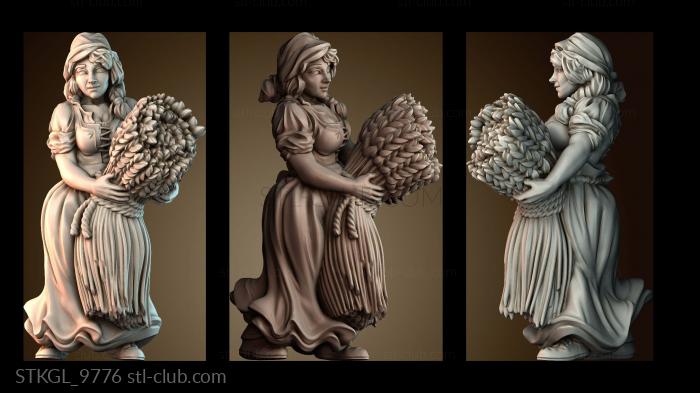 Статуэтки девушки STKGL_9776