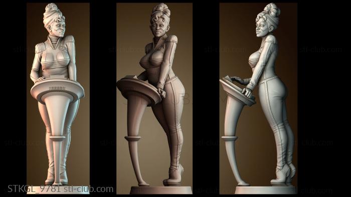 Статуэтки девушки STKGL_9781