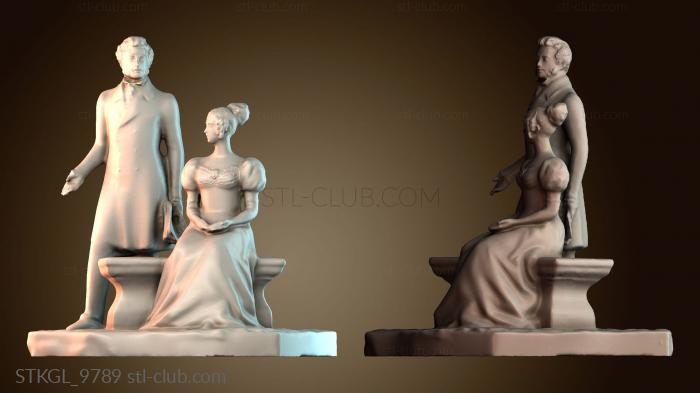 Статуэтки девушки STKGL_9789
