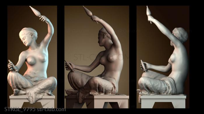 Статуэтки девушки STKGL_9795