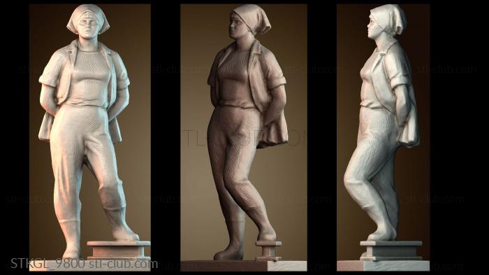 Статуэтки девушки STKGL_9800