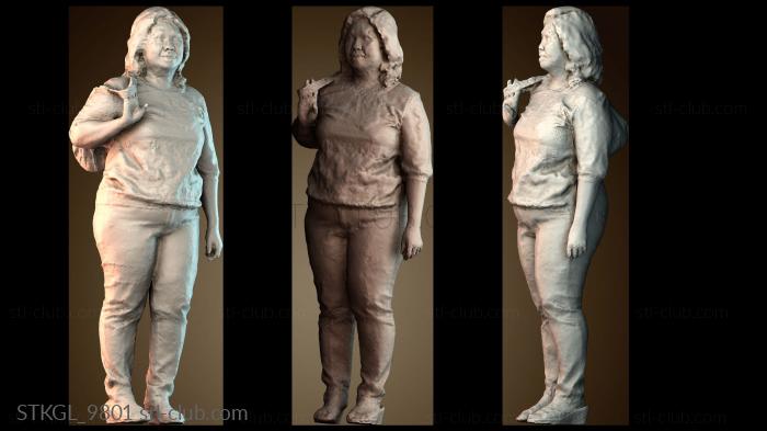 Статуэтки девушки STKGL_9801