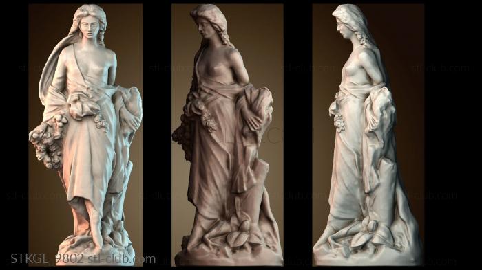 Статуэтки девушки STKGL_9802