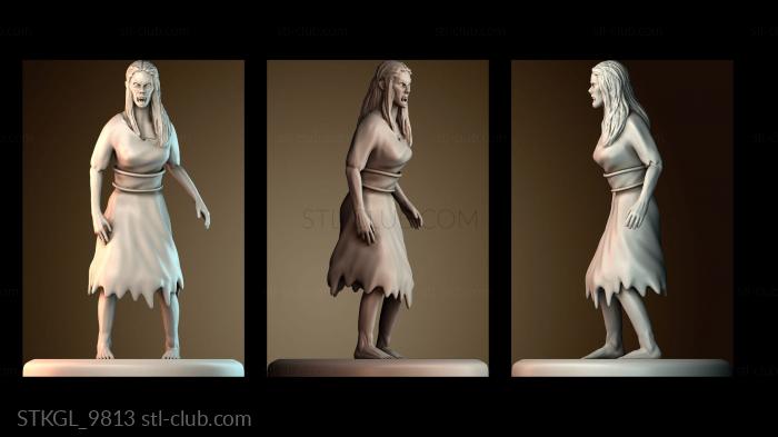 Статуэтки девушки STKGL_9813
