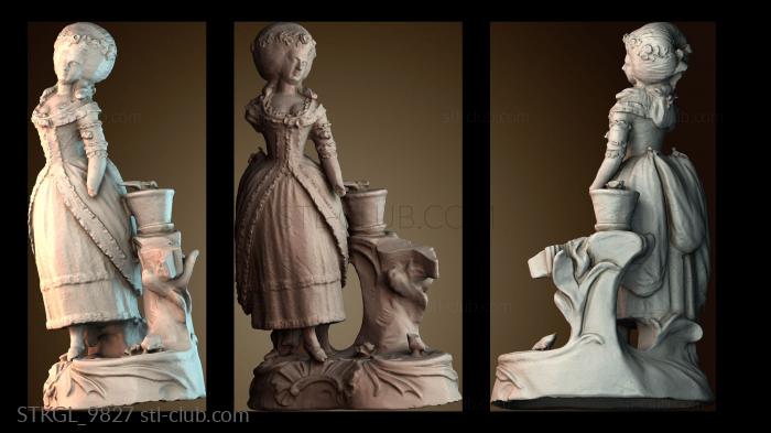 Статуэтки девушки STKGL_9827