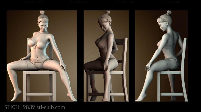 Статуэтки девушки STKGL_9839