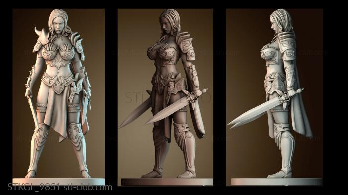 Статуэтки девушки STKGL_9851