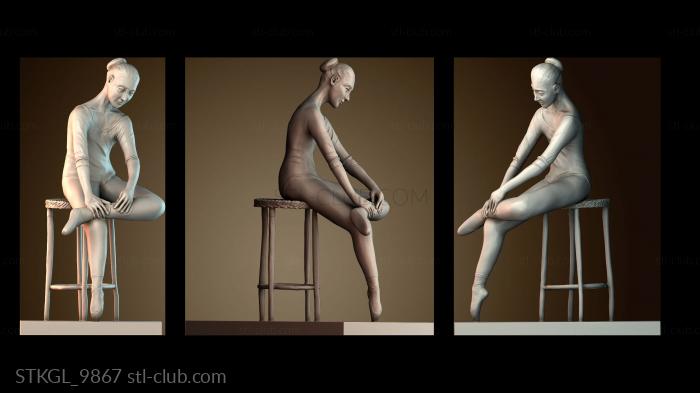 Статуэтки девушки STKGL_9867