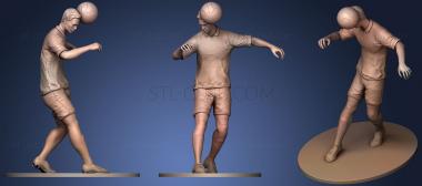 3D модель Удар футболиста головой 02 (STL)