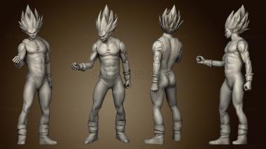 3D модель Майн Вегета из Dragon Ball (STL)