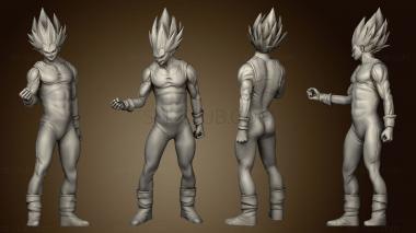 3D модель Майн Вегета из Dragon Ball (STL)