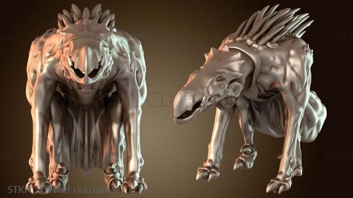 Статуэтки люди Щенки-компаньоны курицы-каннибала Hound Dump