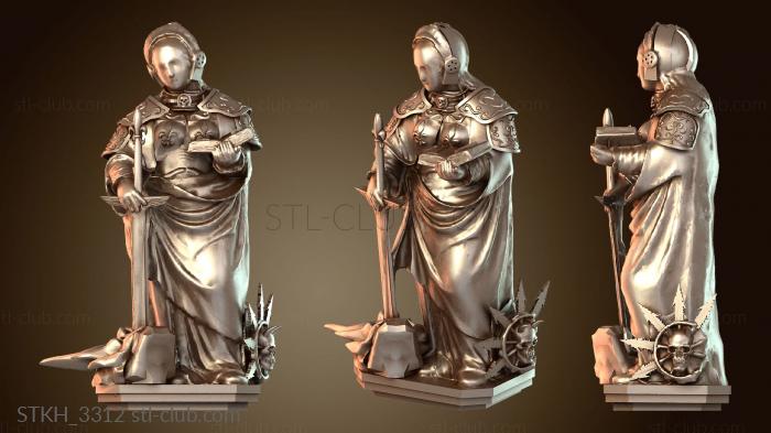 Статуэтки люди Адепта Сороритас Святой Екатерины