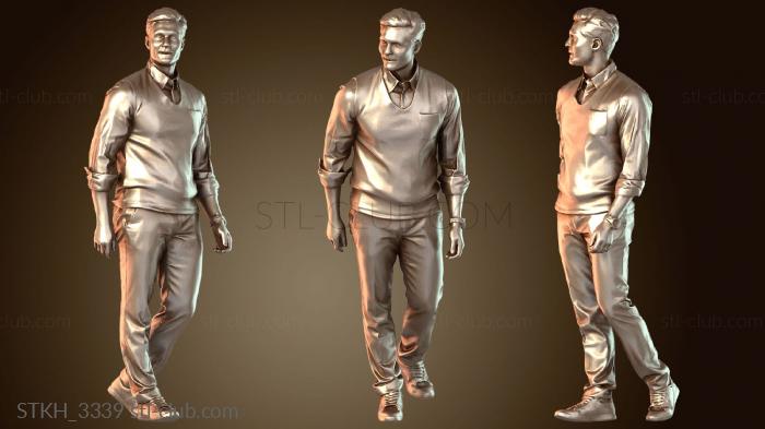 Статуэтки люди Эндрю Наблюдательный