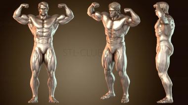 3D модель Арнольд Шварценеггер Стронг (STL)