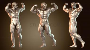 3D модель Арнольд Шварценеггер Чемпион (STL)