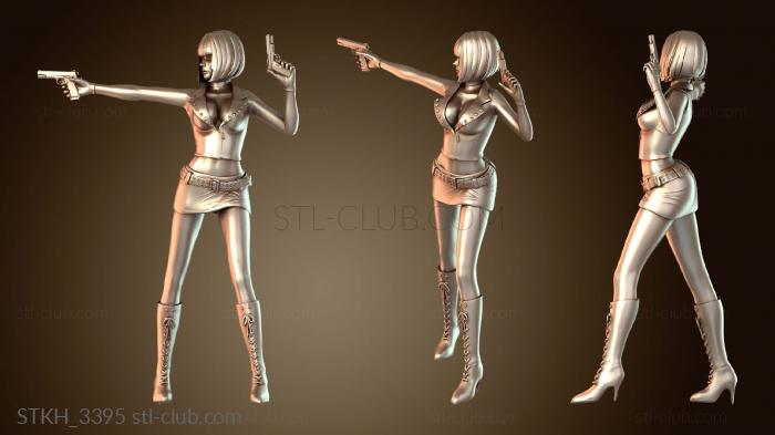 Статуэтки люди Убийца-женщина Корпоративный