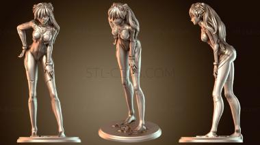 3D модель Аска Neon Genesis Evangelion (STL)