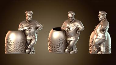 3D модель Пекарь с тандыром (STL)