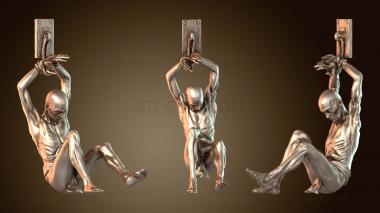 3D модель Крестьянин, связанный зверолюдами (STL)