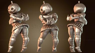3D модель Тыква в зверорежиме в ярости (STL)