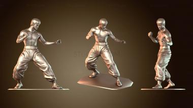 3D модель Брюс Ли (STL)
