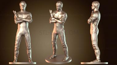 3D модель Брюс Ли Марциал (STL)
